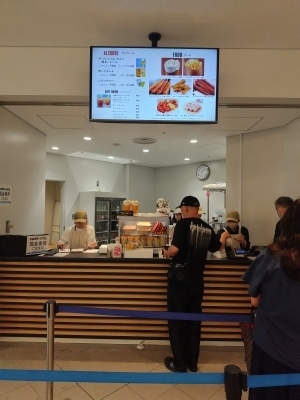 軽食販売ブース