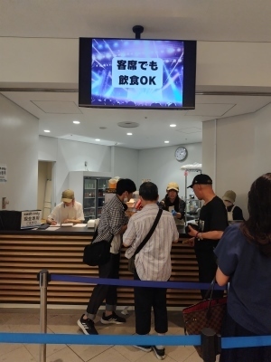 軽食販売ブース